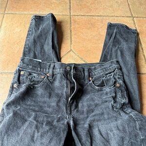 American Eagle Outfitters Black Skinny Jeans - Washed Look